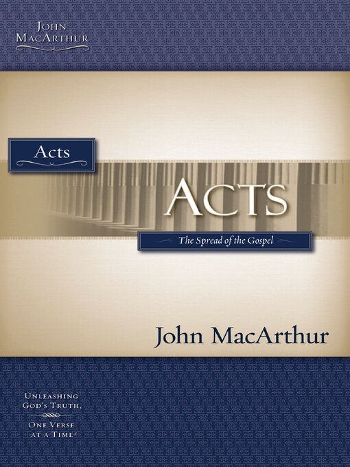 Title details for Acts by John F. MacArthur - Available